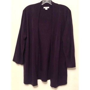 Mercer Street Studio Acrylic Sweater L Large Purple Women Women’s Ladies